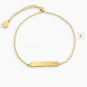 Gorjana bespoke adjustable bracelet in 18k gold